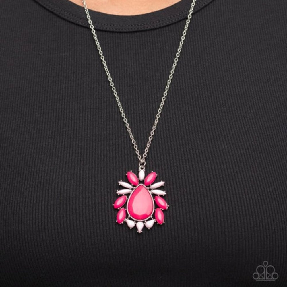 Paparazzi Jewelry Accessories - Indie Icon - Pink Necklace